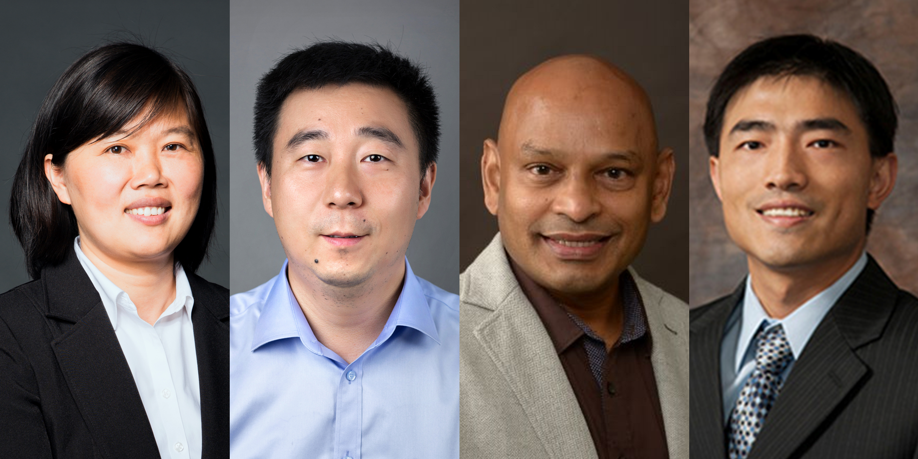 Professor Jinlan Wang, Professor Yuanjian Zhang, Professor Seeram Ramakrishna and Professor Guihua Yu.