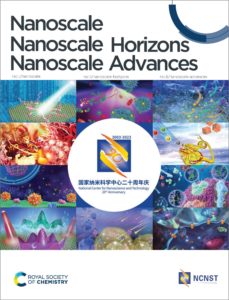 Cover for NCNST anniversary collection featuring some of the previous Nanoscale Horizons and Nanoscale covers from NCNST researchers over the last 20 years.